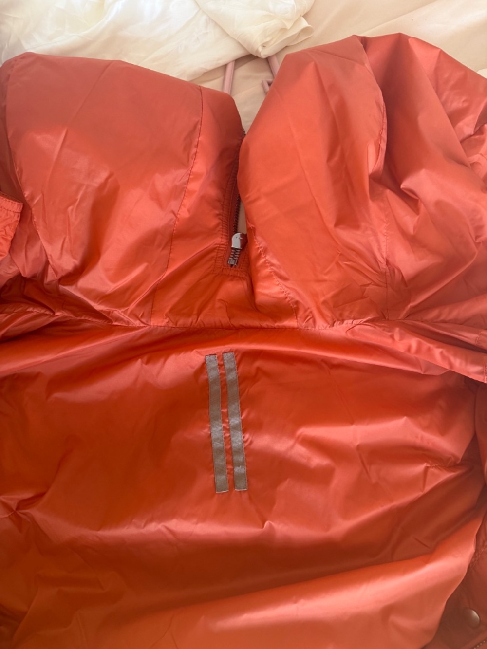 Rick Owens DRKSHDW orange nylon oversized coat M - Picture 3 of 7